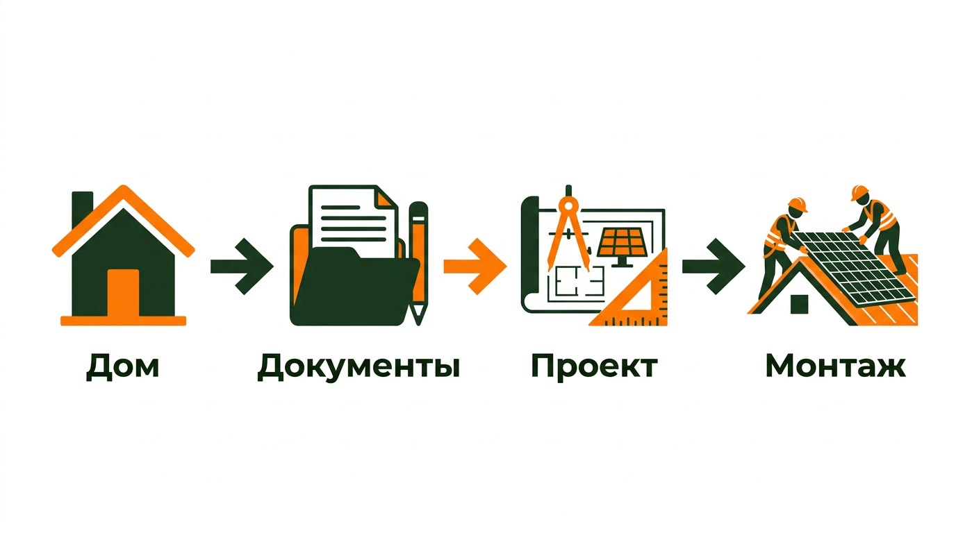 Документы для установки солнечных панелей на частном доме